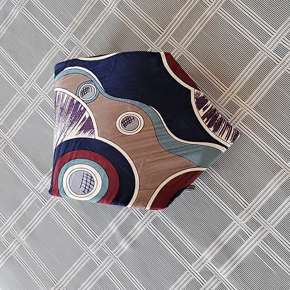 Martin Wong Vintage Screenplay Silk Tie